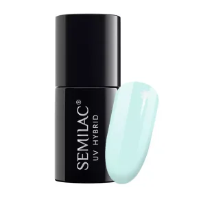 Semilac Semilac uv lakier hybrydowy 7 ml - Nr 387 Mint Refresh - Lakiery hybrydowe - miniaturka - grafika 1