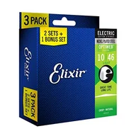 Struny gitarowe  - Elixir Struny do gitary elektrycznej ze stali niklowanej, 16552 z powłoką Optiweb, zestaw 3 sztuk - miniaturka - grafika 1
