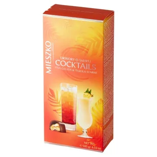 Mieszko Cukierki Likwory Pina&Colada 185g - data 2020-08-30 CLIK.9140 - Bombonierki i czekoladki - miniaturka - grafika 1