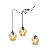 Lampy sufitowe - Emibig LEVEL 3 BL MIODOWY 758/3 lampa wisząca 3x60W/E27 IP20 758/3 - miniaturka - grafika 1