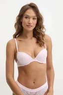 Biustonosze - Tommy Hilfiger biustonosz kolor różowy koronkowy gładki UW0UW05507 - miniaturka - grafika 1