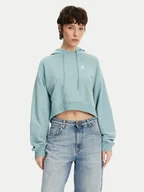 Bluzy damskie - Converse Bluza Chuck Taylor 10027616-A03 Niebieski Boxy Fit - miniaturka - grafika 1