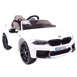 ORYGINALNE BMW M5  24V Z FUNKCJĄ DRIFTU - MIĘKKIE KOŁA, MIĘKKIE SIEDZENIE /SX2118 - Pojazdy elektryczne dla dzieci - miniaturka - grafika 1