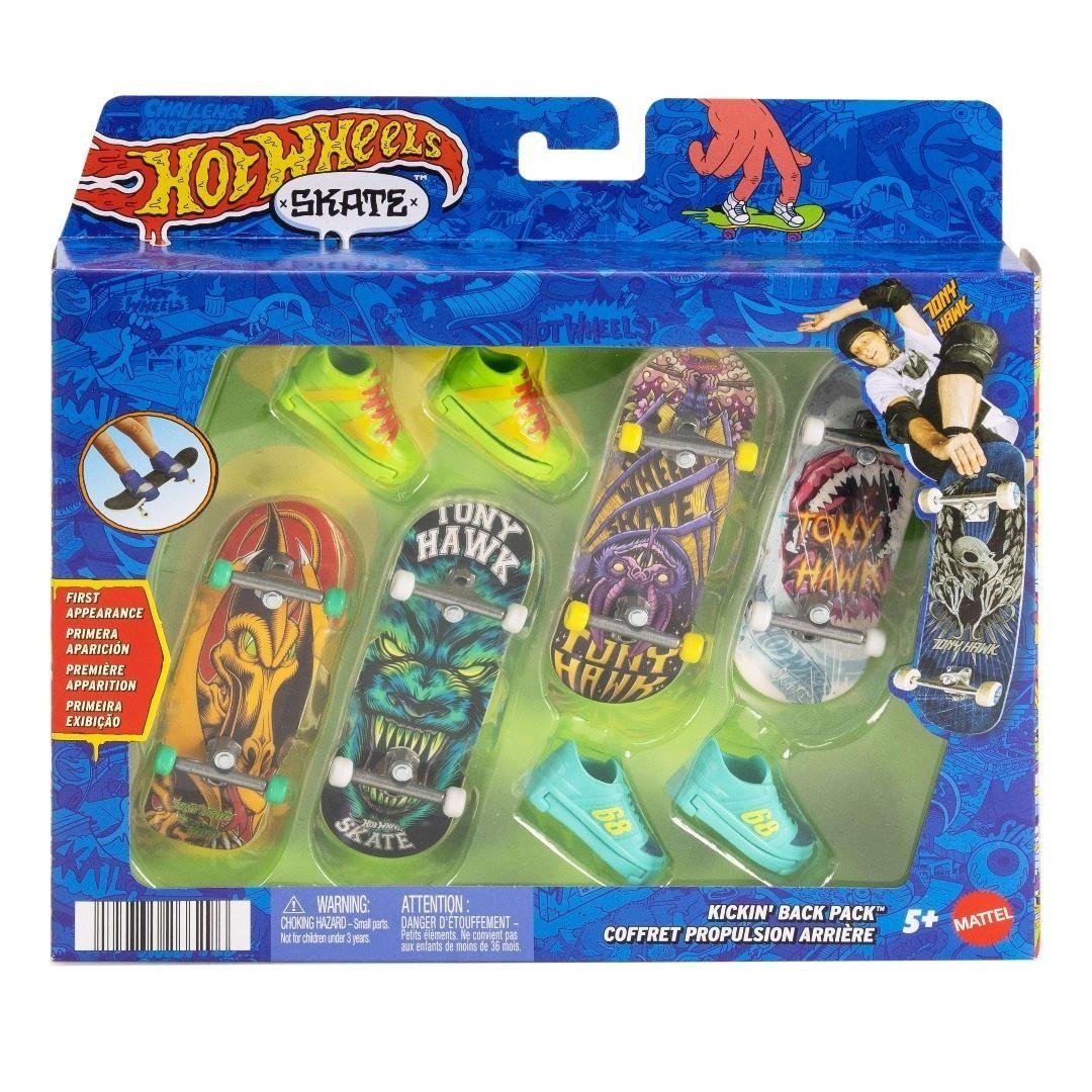 Hot Wheels Skate Deskorolka 4-pak z butami