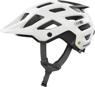Kaski rowerowe - ABUS Kask MTB Moventor 2.0 MIPS - Kask rowerowy z ochroną przed uderzeniami do jazdy w terenie - Kask all-mountain unisex - Błyszczący biały Rozmiar L L (57-61 cm?) - miniaturka - grafika 1