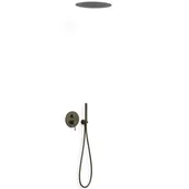 Zestawy prysznicowe - Tres Zestaw prysznicowy podtynkowy Study czarny brąz 26228005KMB - miniaturka - grafika 1