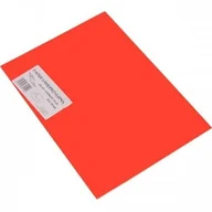 Przybory szkolne - Papier samoprzylepny A4 10ark fluo A4 czerwony Fluo op.10 szt - miniaturka - grafika 1