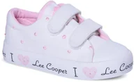 Buty dla dziewczynek - Lee Cooper buty dziecięce LCW-25-02-3264K WHITE 25 - miniaturka - grafika 1