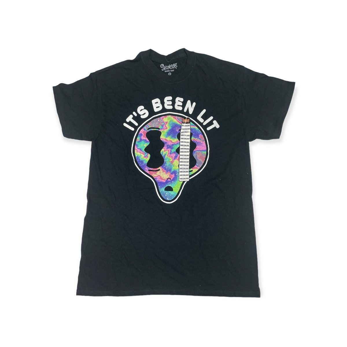 Koszulka t-shirt męski SPENCER'S napisy nadruk M