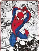 Koce i narzuty dla dzieci - KOC CORAL SPIDERMAN 130x170 cm - miniaturka - grafika 1