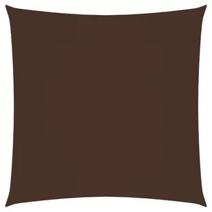 vidaXL Żagiel ogrodowy, tkanina Oxford, kwadratowy, 2x2 m, brązowy vidaXL - Parasole ogrodowe - miniaturka - grafika 2