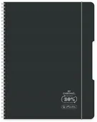 Zeszyty szkolne - Herlitz Kołozeszyt A5/80K kratka Ocean czarny 4szt - miniaturka - grafika 1