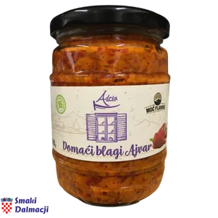 Pasta paprykowa Ajvar słoik 580g Adria - Pasty warzywne - miniaturka - grafika 1