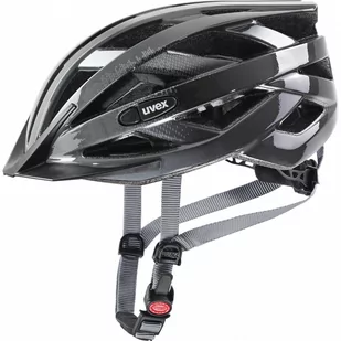 UVEX Air Wing Kask rowerowy Dzieci, szary/czarny 52-57cm 2022 Kaski dla dzieci S4144262415 - Kaski rowerowe - miniaturka - grafika 1