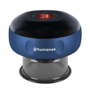 Bańka chińska elektroniczna Humanas BB01 - niebieska - Akcesoria do masażu - miniaturka - grafika 1