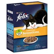 Sucha karma dla kotów - Felix Meaty Sensations drób, indyk, kaczka, warzywa 1 kg - miniaturka - grafika 1