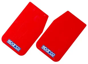 Chlapacze przeciwbłotne fartuchy Sparco 03791 czerwone 2 sztuki - Akcesoria motoryzacyjne - miniaturka - grafika 1