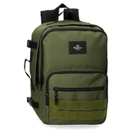 Torby na laptopy - Pepe Jeans Aris Evergreen Plecak kabinowy na laptopa 15,6" Khaki 31x44x20 cm Poliester by Joumma Bags - miniaturka - grafika 1