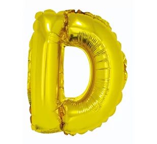 GoDan Balon foliowy litera D, 14", złoty FG-L35ZD - Balony i akcesoria - miniaturka - grafika 1