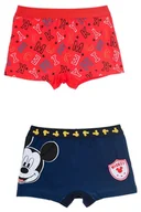 Moda i Uroda OUTLET - Kolorowe majtki bokserki dla chłopców na licencji Disney - Mickey Mouse - 2-pak - miniaturka - grafika 1