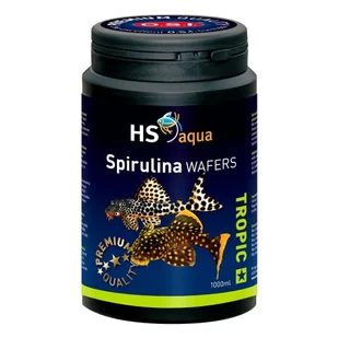 HS AQUA SPIRULINA WAFERS 1000 ML pokarm dla ryb (0030196) - Pokarm dla ryb - miniaturka - grafika 1