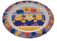 Miseczki i talerzyki dla dzieci - Talerz dziecięcy 22 cm MINIONKI do mikrofali - miniaturka - grafika 1