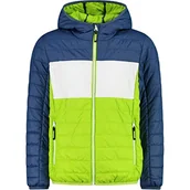 Kurtki i płaszcze dla chłopców - CMP kurtka dziecięca z kapturem , Limegreen-Dusty Blue, 176 - miniaturka - grafika 1