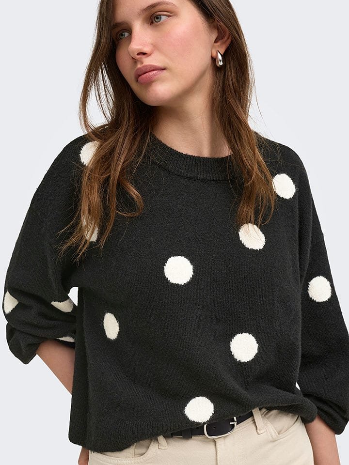 ONLY Sweter w kolorze czarnym