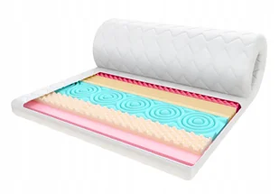 Materac nawierzchniowy 130x200 visco Hr Topper 6cm - Materace - miniaturka - grafika 1