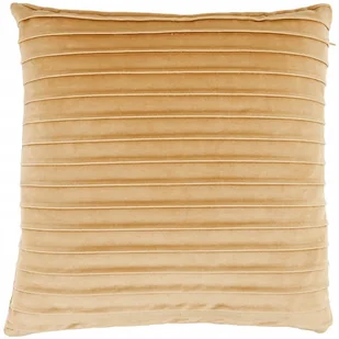 POSZEWKA dekoracyjna AKSAMITNA k. szampański 45x45 - Poszewki na poduszki - miniaturka - grafika 1