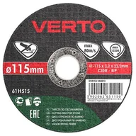 Akcesoria do elektronarzędzi - VERTO Tarcza tnąca do kamienia 115 x 3,2 x 22,2 mm - miniaturka - grafika 1