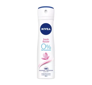 NIVEA FRESH FLOWER 0% ALUMINIUM DEZODORANT 150ML - Dezodoranty i antyperspiranty męskie - miniaturka - grafika 3