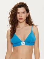 Stroje kąpielowe - Calvin Klein Swimwear Góra od bikini KW0KW01974 Niebieski - miniaturka - grafika 1