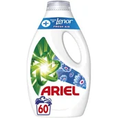 Środki do prania - Ariel Washing Liquid, 60 Washes, +Touch Of Lenor Fresh Air - miniaturka - grafika 1