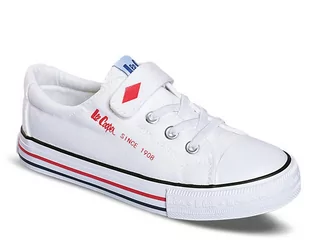 Buty dla dziewczynek - Buty dziecięce Lee Cooper Smart Step Białe (LCW-22-44-0804K) - grafika 1