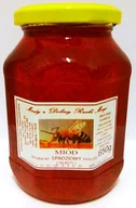 Miód - Miód spadziowy z doliny rzeki Mrogi 650g - miniaturka - grafika 1