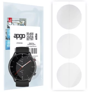 3x Folia hydrożelowa do Amazfit GTR 2 Sport - apgo Smartwatch Hydrogel Protection Ochrona na ekran smartwatcha - Akcesoria do smartwatchy - miniaturka - grafika 1