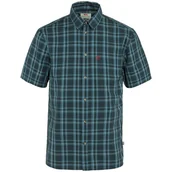 Koszulki sportowe męskie - Koszula męska Fjällräven Övik Lite Shirt SS M Rozmiar: M / Kolor: ciemnoniebieski - miniaturka - grafika 1