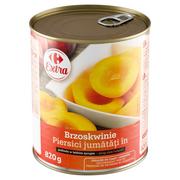 Owoce w puszkach i słoikach - Carrefour Extra Brzoskwinie połówki w lekkim syropie 820 g - miniaturka - grafika 1