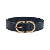 Paski - Tommy Hilfiger Skórzany pasek FEMININE OVAL - miniaturka - grafika 1