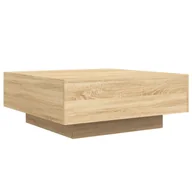 Ławy i stoliki kawowe - vidaXL Stolik kawowy dąb sonoma 80x80x31 cm materiał drewnopochodny - miniaturka - grafika 1