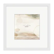 Ramki na zdjęcia - Ramka IDEA PAS M1 40 x 40 cm (30 x 30 cm) biały - miniaturka - grafika 1