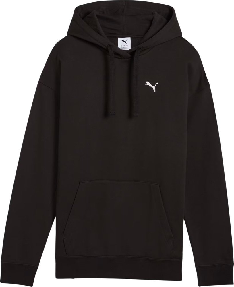 Puma Bluza damska z kapturem kangurka Puma ESS Comfort Hoodie FL czarna 682384 01 L