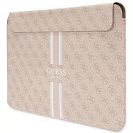 Torby na laptopy - Guess Sleeve GUCS16P4RPSP 16" różowy/ pink 4G Printed Stripes - miniaturka - grafika 1