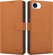 Etui i futerały do telefonów - Tech-Protect Wallet iPhone 16E saddle brown - miniaturka - grafika 1