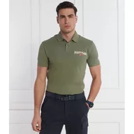 Koszule męskie - Napapijri Polo E-AYLMER | Regular Fit - miniaturka - grafika 1