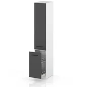 Szafki kuchenne - Słupek kuchenny stojący modułowy 30cm szafka cargo s30 spremium szary mat - miniaturka - grafika 1
