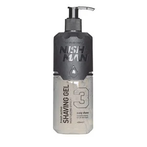 Nishman Przezroczysty żel do golenia Nish Man - Easy Shave (400 ml) 1001243 - Balsamy po goleniu - miniaturka - grafika 1