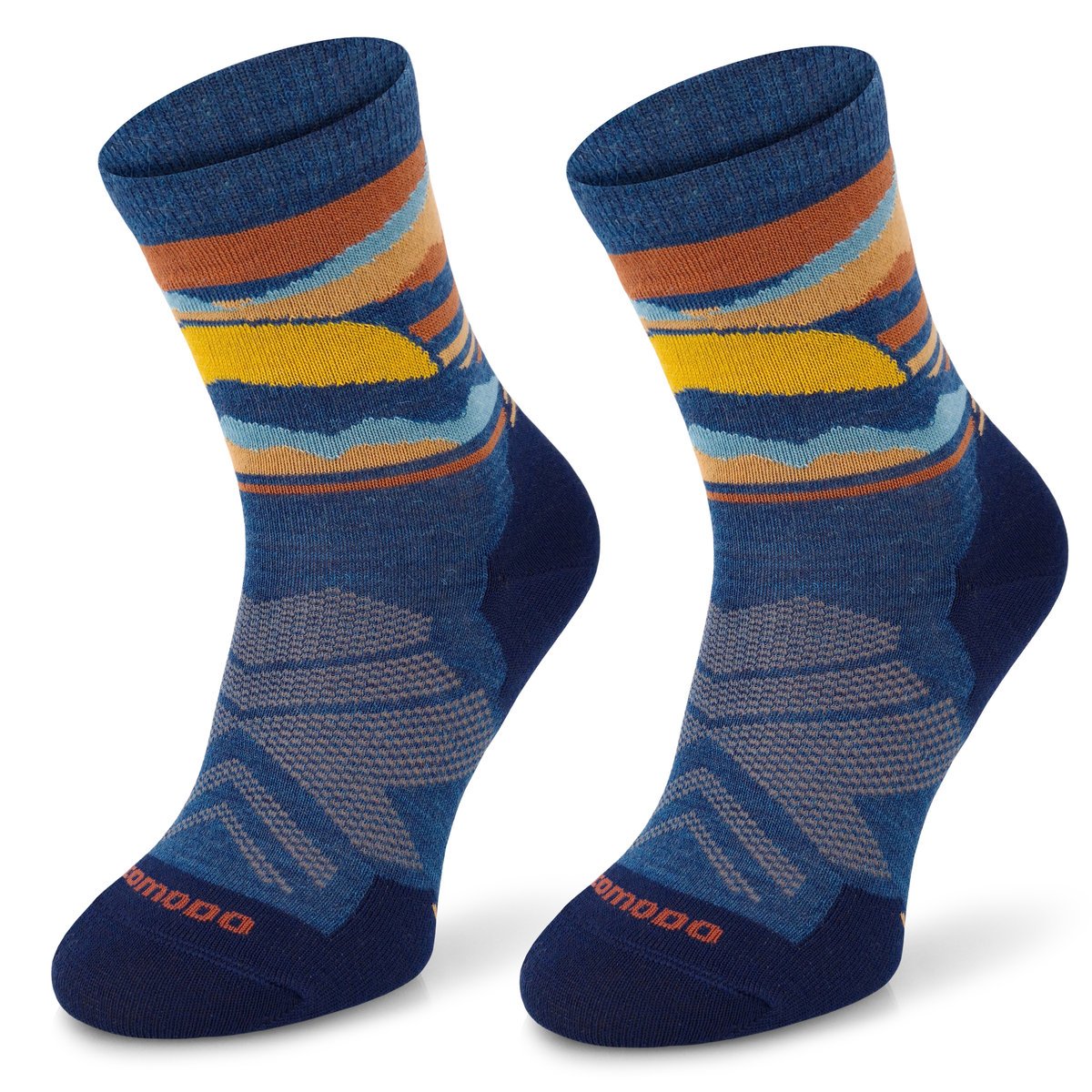 Wygodne letnie skarpety trekkingowe do turystyki górskiej Comodo 70% merino rozmiar 39-42, dla niego
