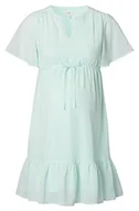 Sukienki ciążowe - Esprit Maternity Sukienka damska tkana, krótki rękaw, Jasna mięta - 356, 42 - miniaturka - grafika 1